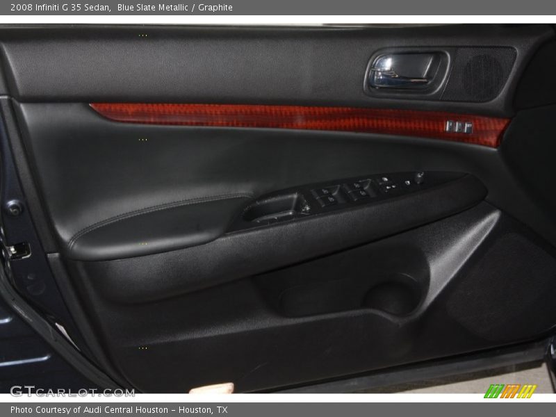 Blue Slate Metallic / Graphite 2008 Infiniti G 35 Sedan