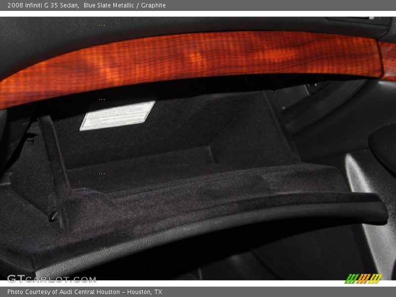 Blue Slate Metallic / Graphite 2008 Infiniti G 35 Sedan