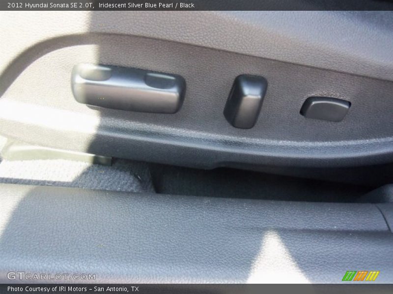 Iridescent Silver Blue Pearl / Black 2012 Hyundai Sonata SE 2.0T
