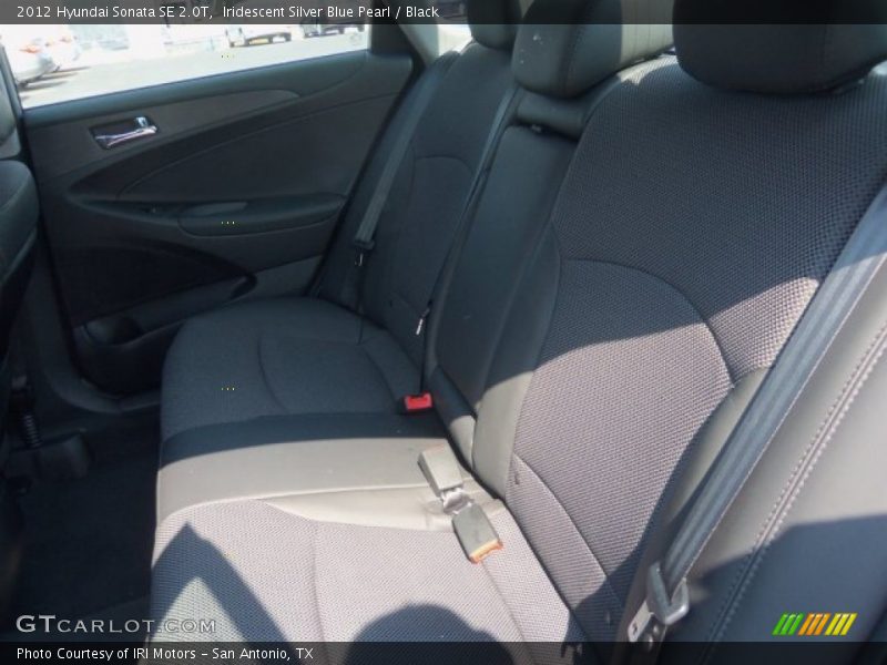 Iridescent Silver Blue Pearl / Black 2012 Hyundai Sonata SE 2.0T