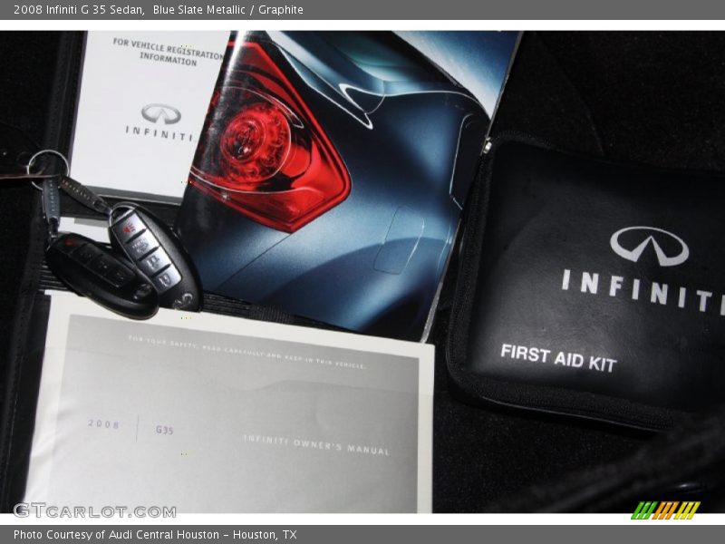 Blue Slate Metallic / Graphite 2008 Infiniti G 35 Sedan