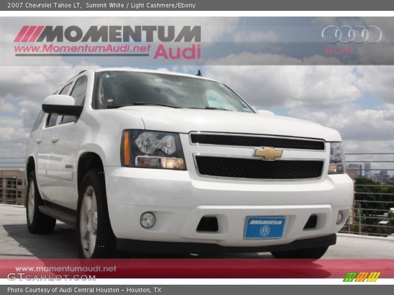 Summit White / Light Cashmere/Ebony 2007 Chevrolet Tahoe LT