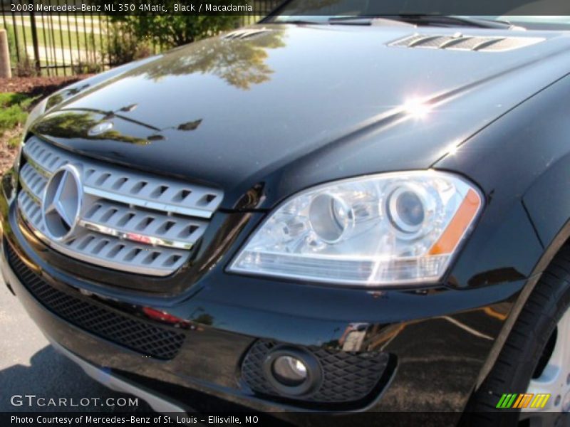 Black / Macadamia 2008 Mercedes-Benz ML 350 4Matic