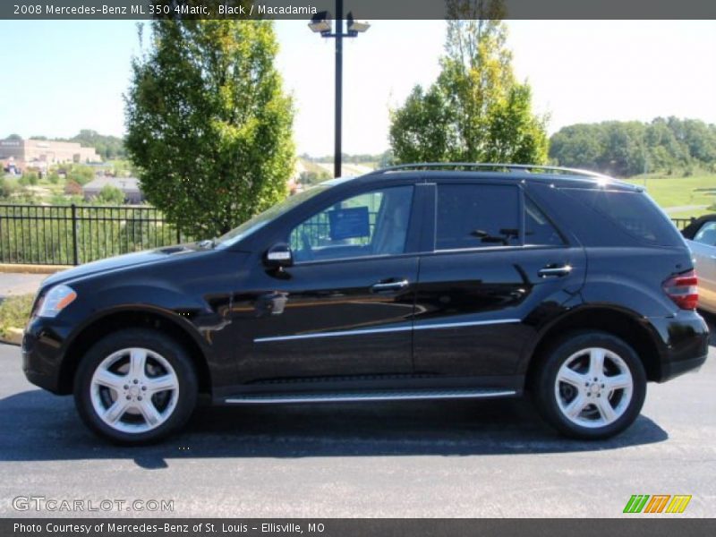 Black / Macadamia 2008 Mercedes-Benz ML 350 4Matic