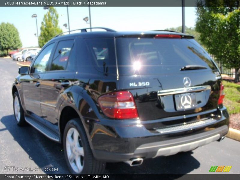 Black / Macadamia 2008 Mercedes-Benz ML 350 4Matic