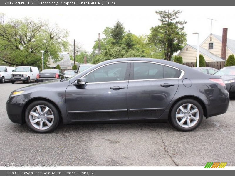 Graphite Luster Metallic / Taupe 2012 Acura TL 3.5 Technology