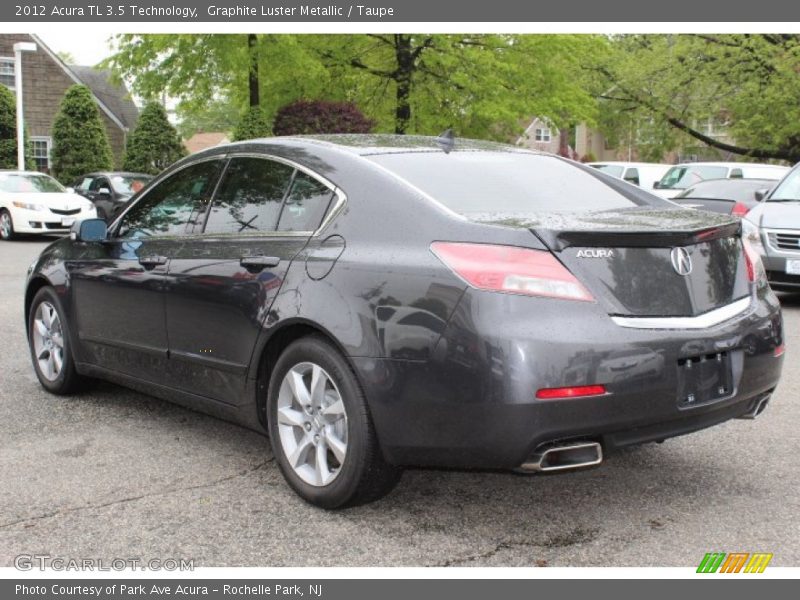 Graphite Luster Metallic / Taupe 2012 Acura TL 3.5 Technology
