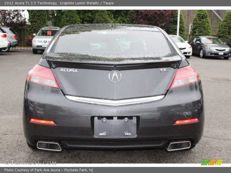 Graphite Luster Metallic / Taupe 2012 Acura TL 3.5 Technology