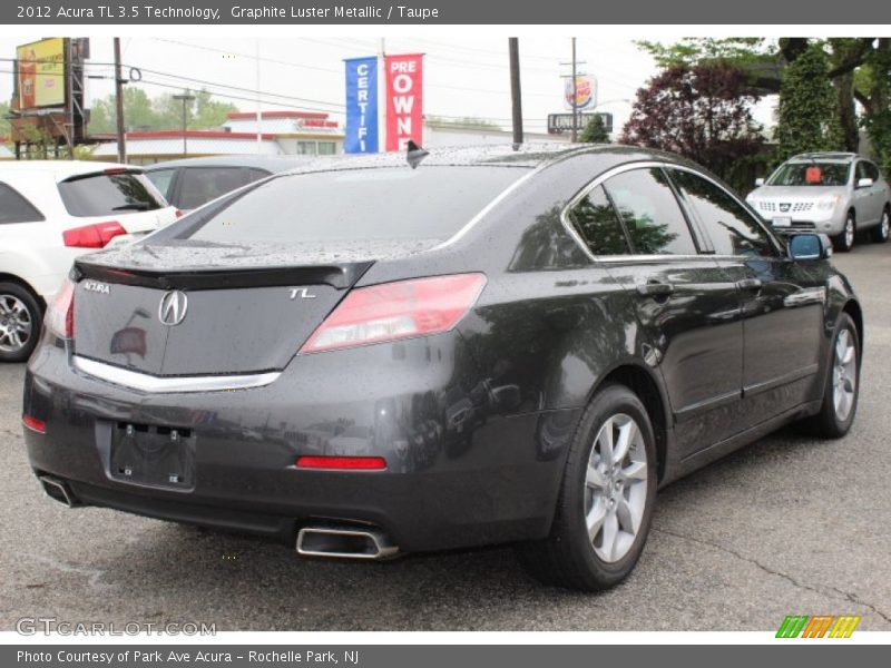 Graphite Luster Metallic / Taupe 2012 Acura TL 3.5 Technology