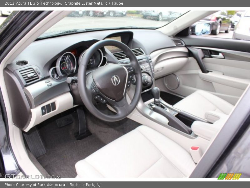 Graphite Luster Metallic / Taupe 2012 Acura TL 3.5 Technology