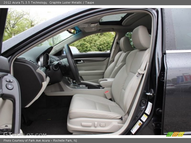 Graphite Luster Metallic / Taupe 2012 Acura TL 3.5 Technology