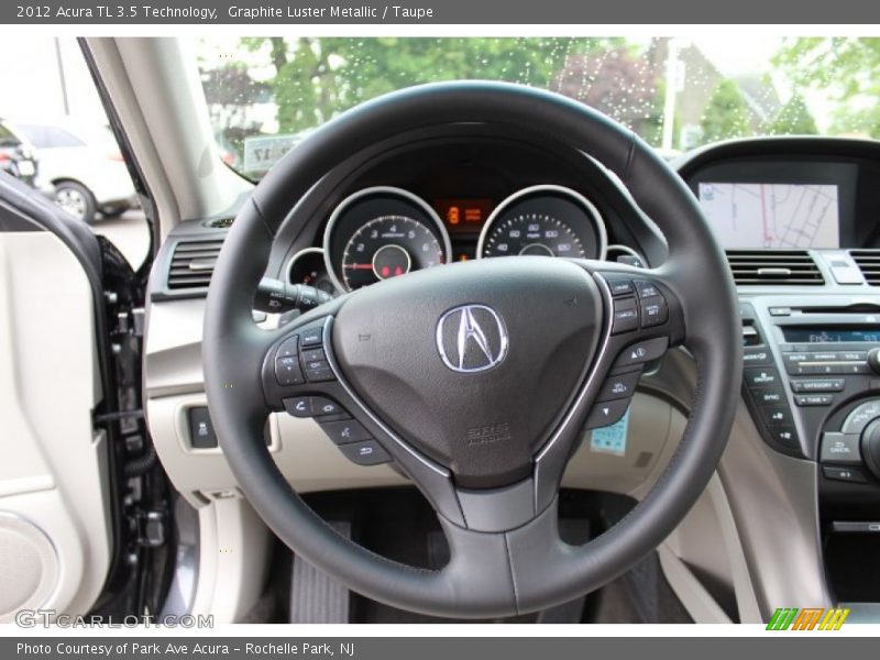 Graphite Luster Metallic / Taupe 2012 Acura TL 3.5 Technology