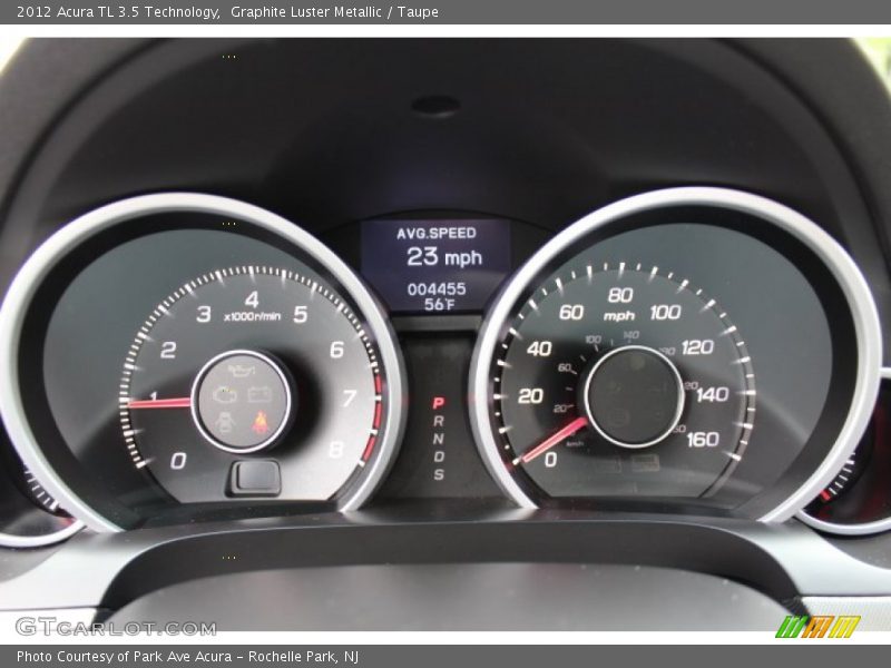 Graphite Luster Metallic / Taupe 2012 Acura TL 3.5 Technology