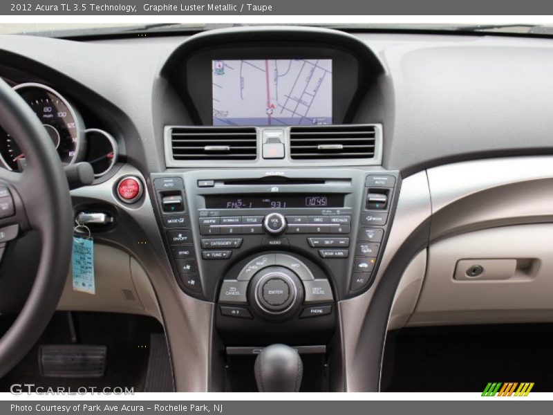 Graphite Luster Metallic / Taupe 2012 Acura TL 3.5 Technology