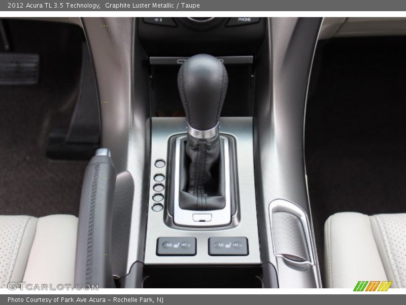 Graphite Luster Metallic / Taupe 2012 Acura TL 3.5 Technology