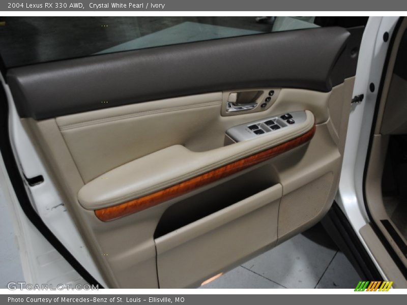 Crystal White Pearl / Ivory 2004 Lexus RX 330 AWD