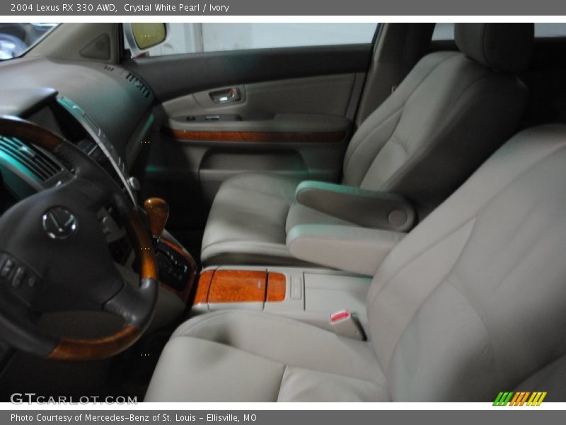 Crystal White Pearl / Ivory 2004 Lexus RX 330 AWD