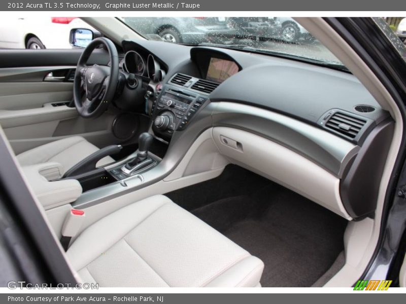 Graphite Luster Metallic / Taupe 2012 Acura TL 3.5 Technology