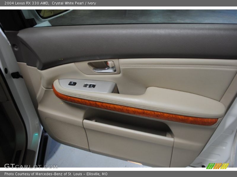Crystal White Pearl / Ivory 2004 Lexus RX 330 AWD