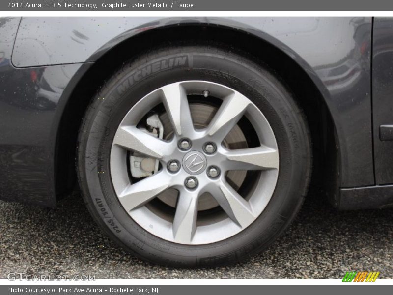Graphite Luster Metallic / Taupe 2012 Acura TL 3.5 Technology