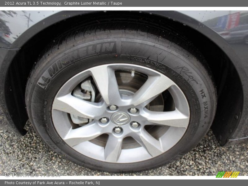 Graphite Luster Metallic / Taupe 2012 Acura TL 3.5 Technology