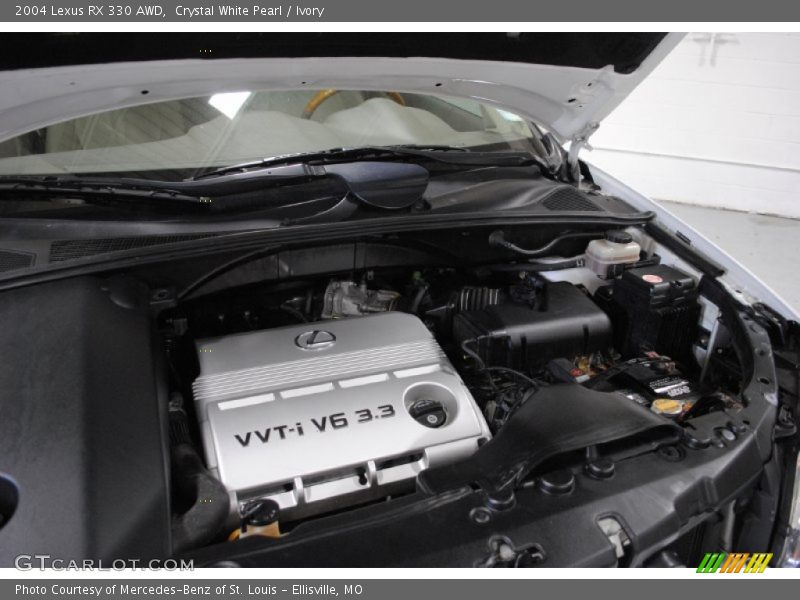 Crystal White Pearl / Ivory 2004 Lexus RX 330 AWD
