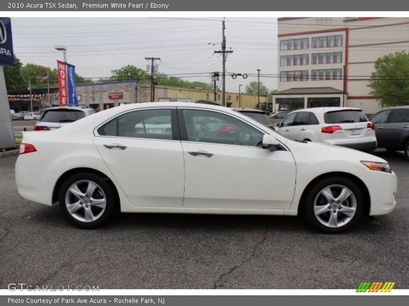 Premium White Pearl / Ebony 2010 Acura TSX Sedan
