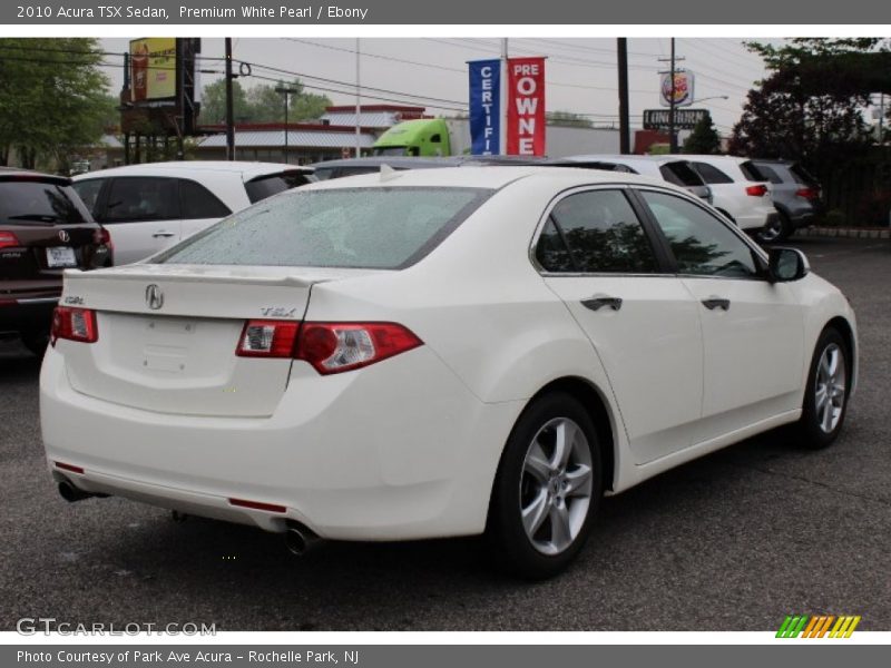 Premium White Pearl / Ebony 2010 Acura TSX Sedan