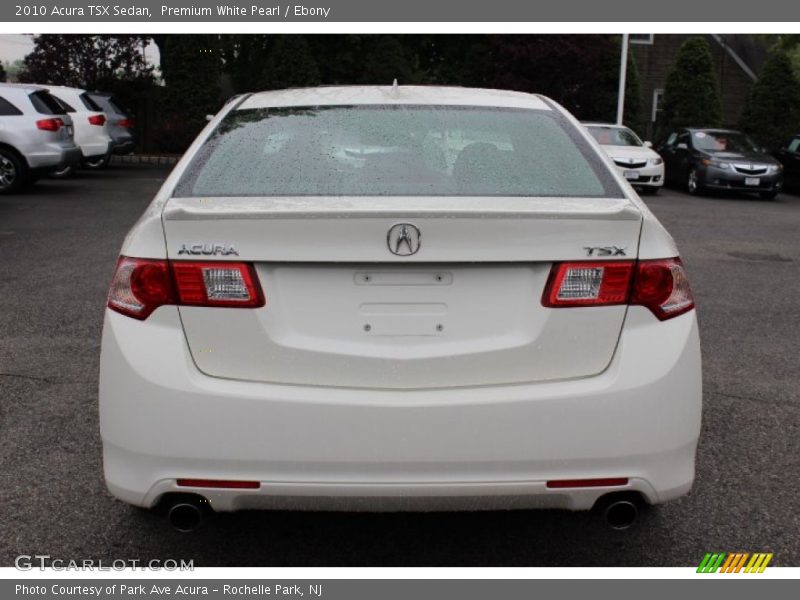 Premium White Pearl / Ebony 2010 Acura TSX Sedan