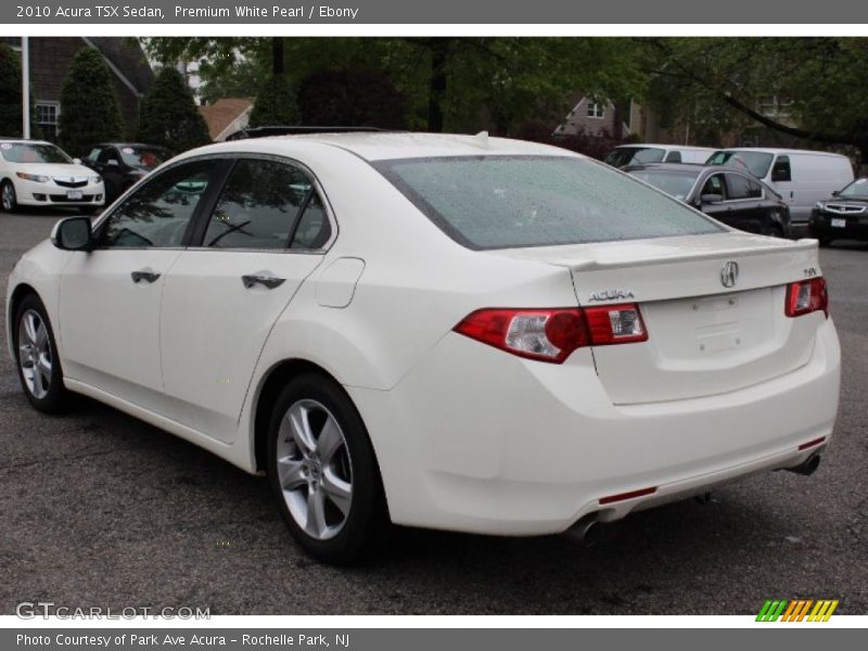 Premium White Pearl / Ebony 2010 Acura TSX Sedan