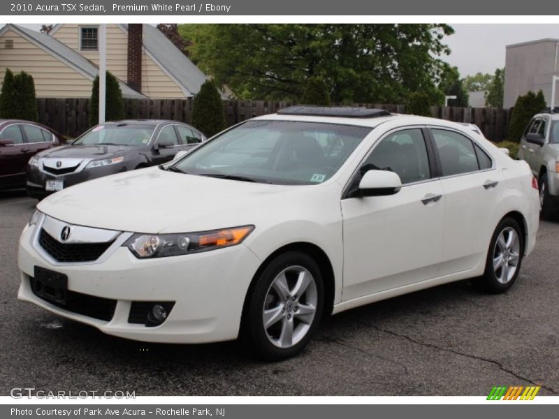 Premium White Pearl / Ebony 2010 Acura TSX Sedan