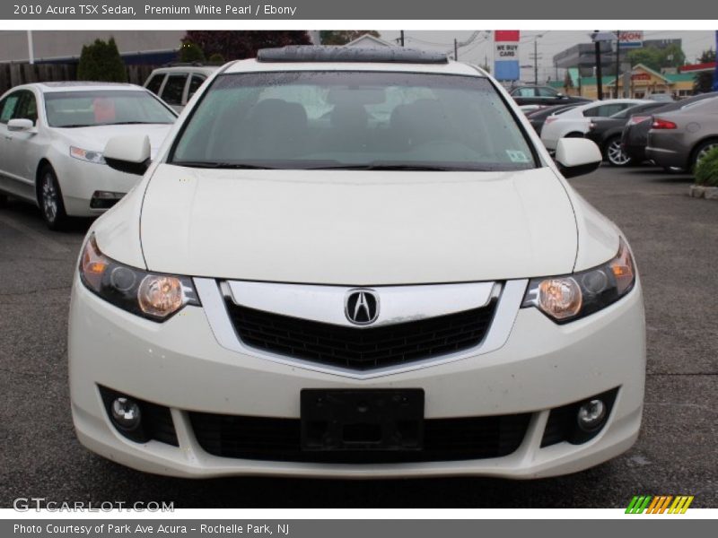 Premium White Pearl / Ebony 2010 Acura TSX Sedan