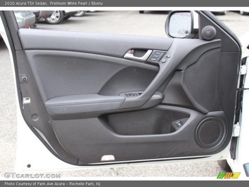 Premium White Pearl / Ebony 2010 Acura TSX Sedan