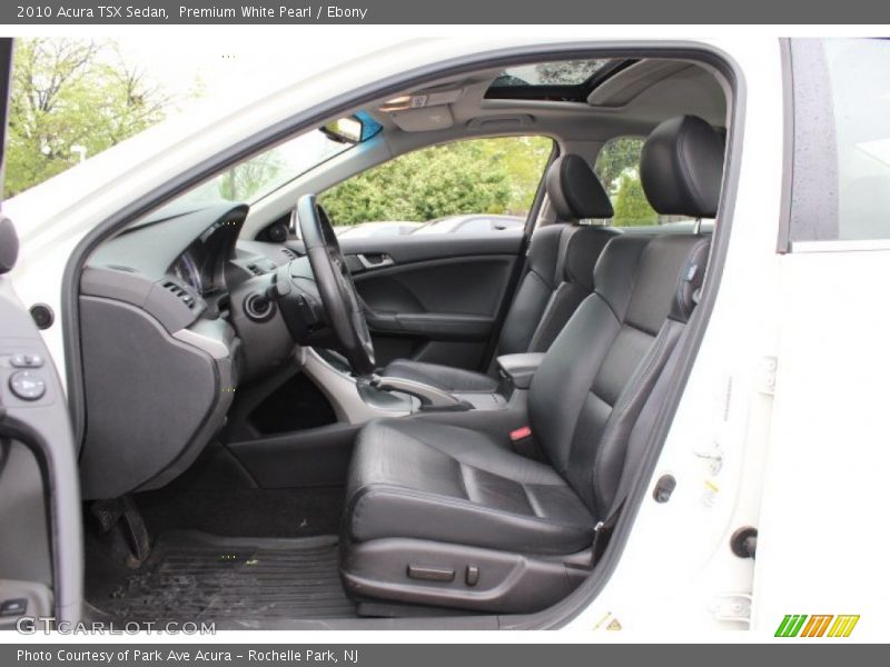 Premium White Pearl / Ebony 2010 Acura TSX Sedan