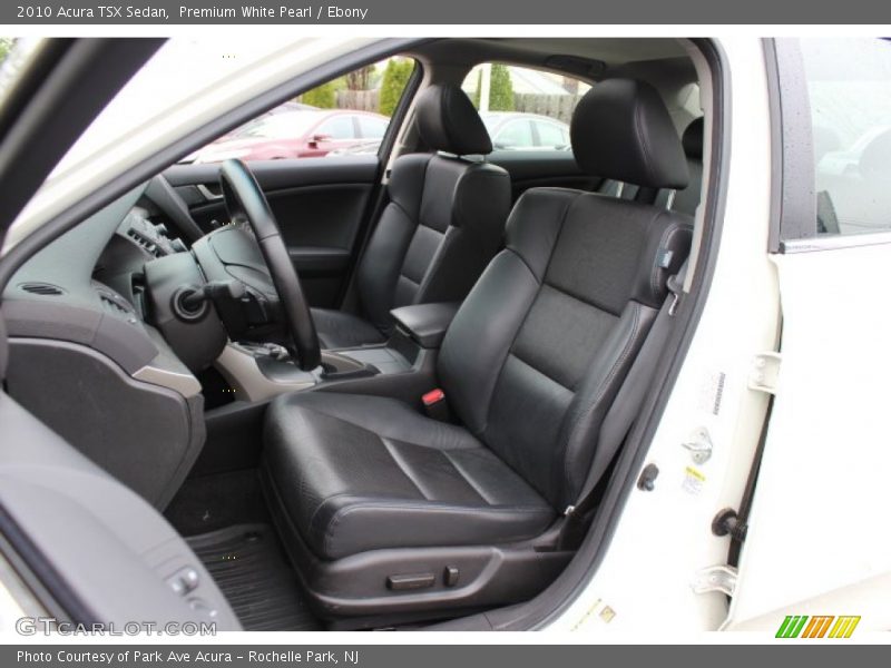Premium White Pearl / Ebony 2010 Acura TSX Sedan