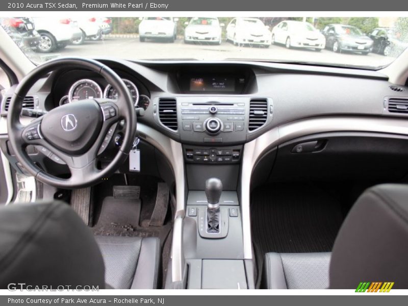 Premium White Pearl / Ebony 2010 Acura TSX Sedan