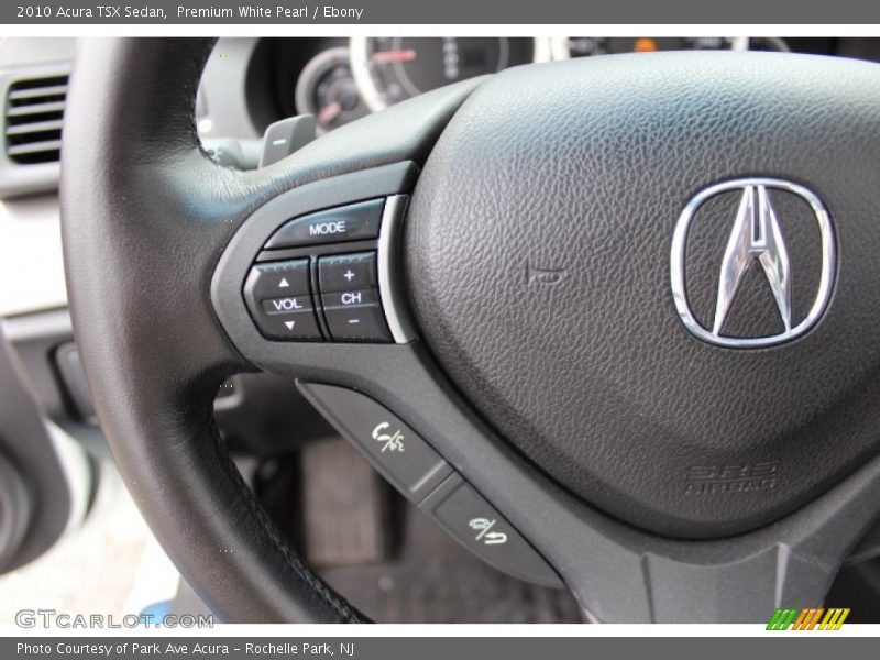 Premium White Pearl / Ebony 2010 Acura TSX Sedan