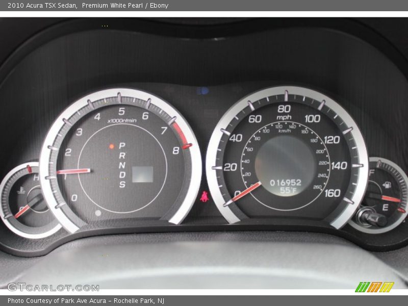 Premium White Pearl / Ebony 2010 Acura TSX Sedan
