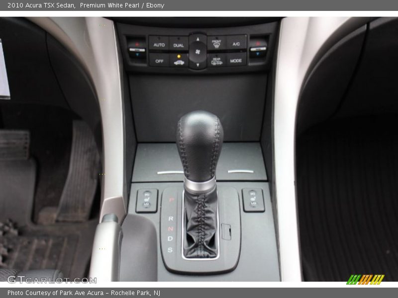 Premium White Pearl / Ebony 2010 Acura TSX Sedan