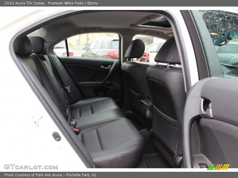 Premium White Pearl / Ebony 2010 Acura TSX Sedan