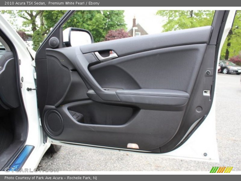 Premium White Pearl / Ebony 2010 Acura TSX Sedan
