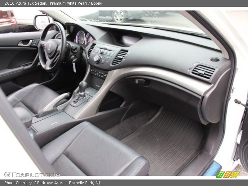 Premium White Pearl / Ebony 2010 Acura TSX Sedan