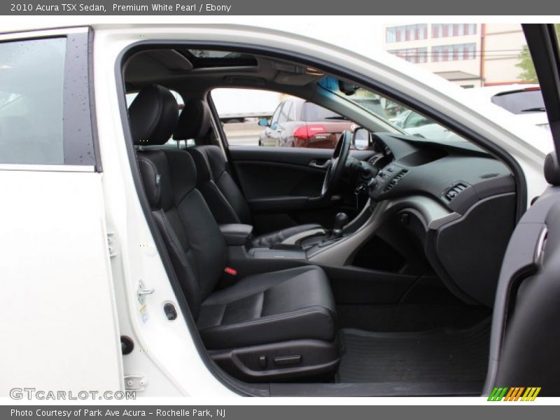 Premium White Pearl / Ebony 2010 Acura TSX Sedan