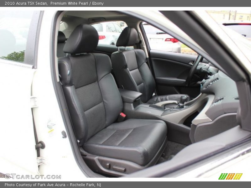 Premium White Pearl / Ebony 2010 Acura TSX Sedan