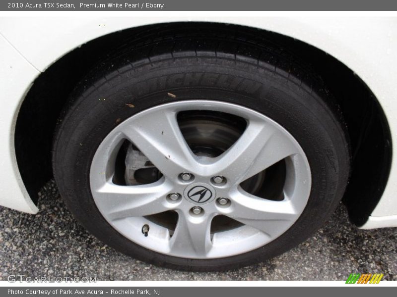 Premium White Pearl / Ebony 2010 Acura TSX Sedan