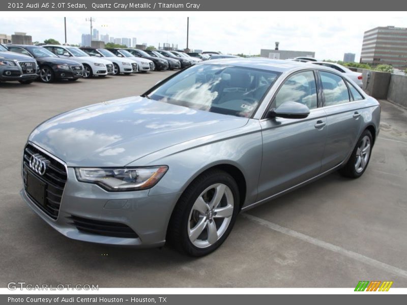Quartz Gray Metallic / Titanium Gray 2012 Audi A6 2.0T Sedan