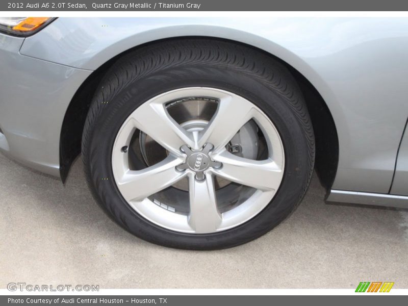 Quartz Gray Metallic / Titanium Gray 2012 Audi A6 2.0T Sedan