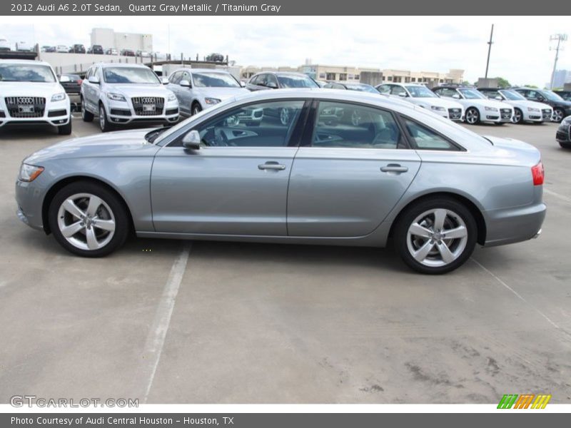 Quartz Gray Metallic / Titanium Gray 2012 Audi A6 2.0T Sedan