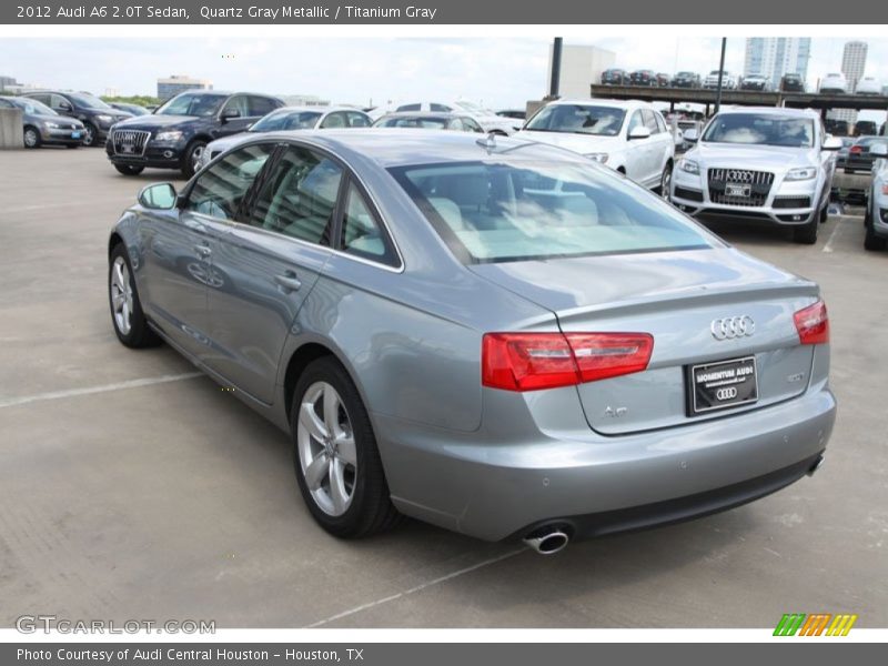 Quartz Gray Metallic / Titanium Gray 2012 Audi A6 2.0T Sedan
