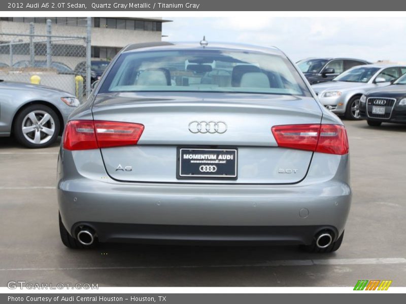 Quartz Gray Metallic / Titanium Gray 2012 Audi A6 2.0T Sedan